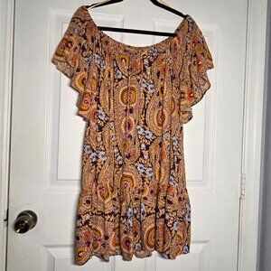 Rachel Zoe Paisley Boho Dress - Size: Large (Women’s)